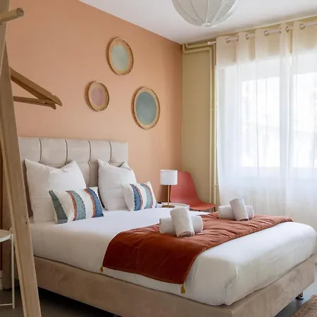 Апартаменты Travel Homes - Le Freedom, Chaleureux & Spacieux Мюлуз